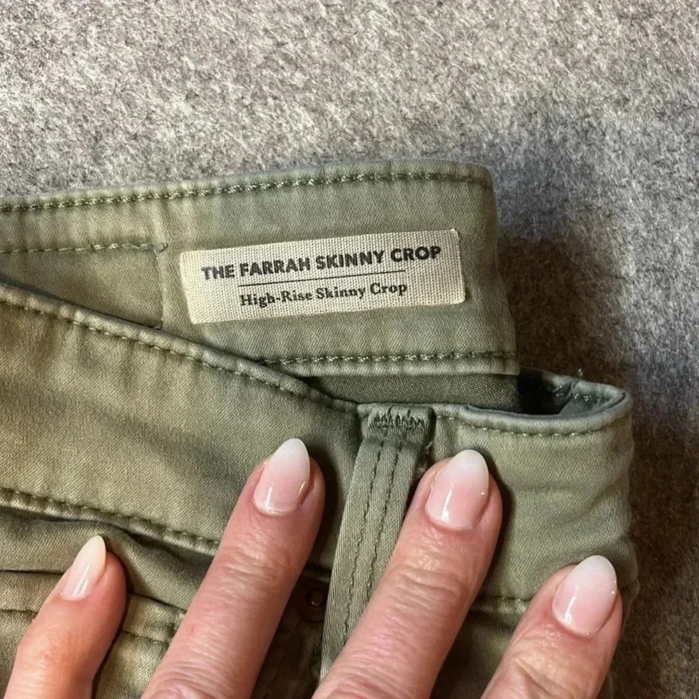 AG The Farrah Skinny Crop, High Rise, 25. - Picture 3 of 13